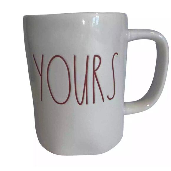 RAE DUNN BY MAGENTA YOURS MUG ARTISAN COLLECTION Valentine’s Day Love Wedding - Picture 1 of 5